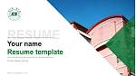 Christian College of Nursing Resume PPT Template