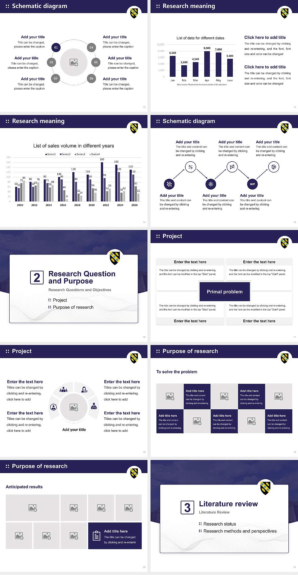 University of Wales Trinity Saint David Graduation Thesis Defense PPT Template4:3 ratio PPT effect preview image3