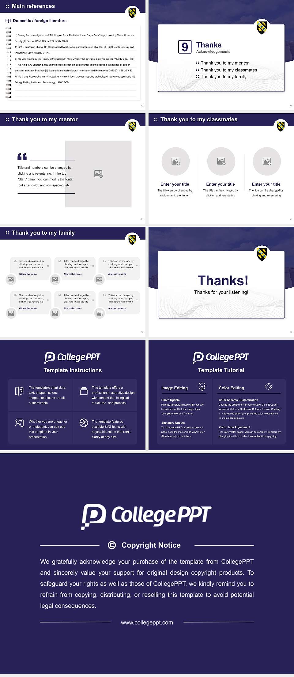 University of Wales Trinity Saint David Graduation Thesis Defense PPT Template4:3 ratio PPT effect preview image7