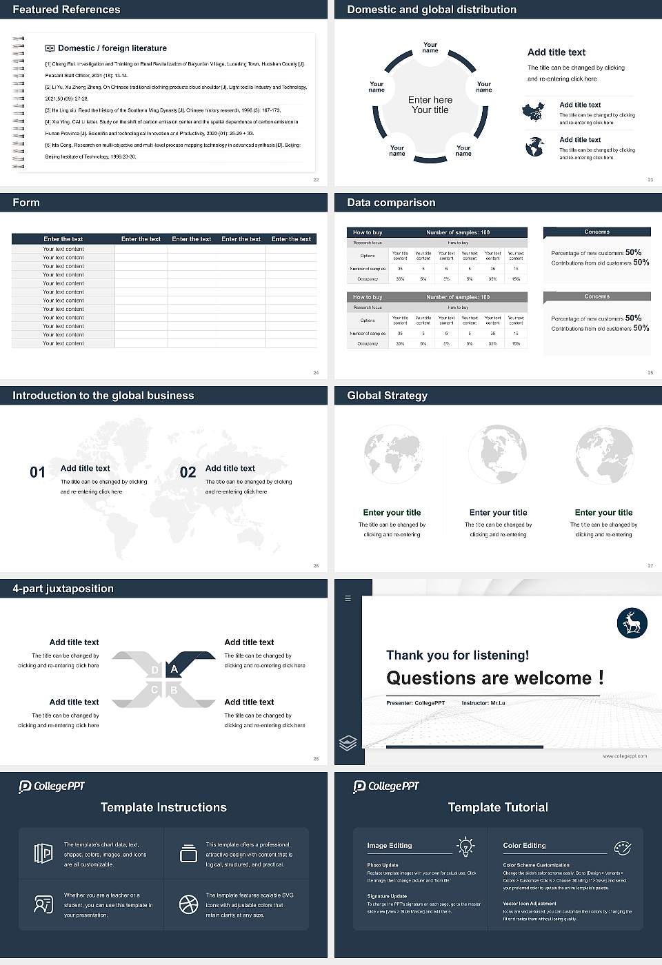 University of Surrey Thesis Proposal/Graduation Defense PPT Template16:9 ratio PPT effect preview image4