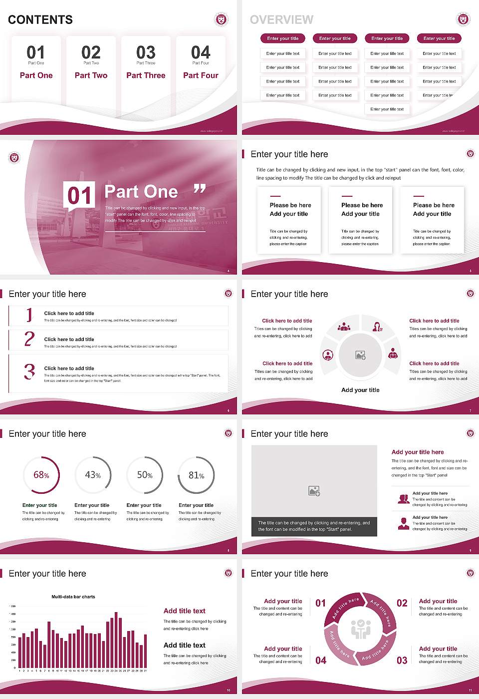 Chungbuk National University Lecture Sharing and Networking Event PPT Template16:9 ratio PPT effect preview image2
