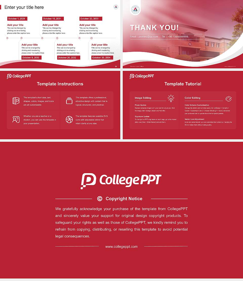 Cheonan Yonam College Lecture Sharing and Networking Event PPT Template16:9 ratio PPT effect preview image4