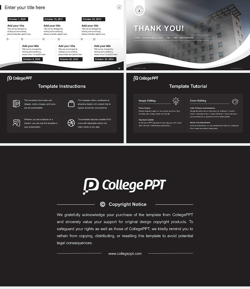 Chongshin University Lecture Sharing and Networking Event PPT Template16:9 ratio PPT effect preview image4