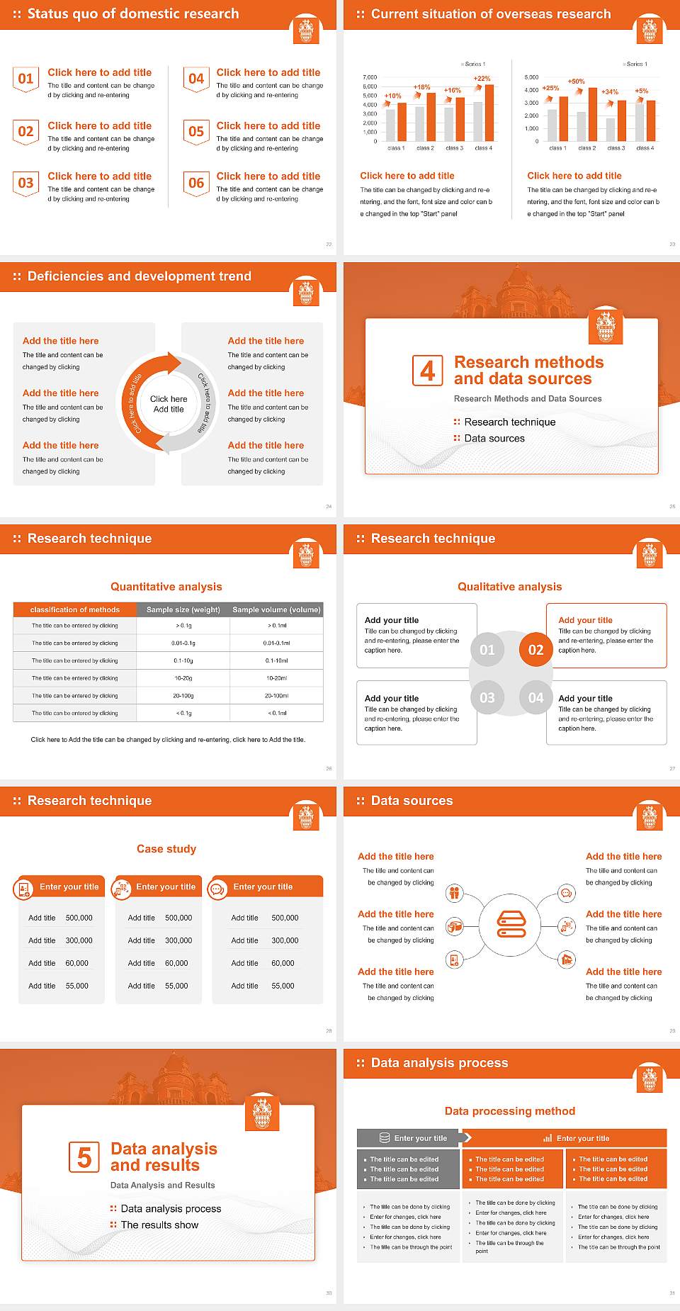 Royal Holloway, University of London Graduation Thesis Defense PPT Template4:3 ratio PPT effect preview image4
