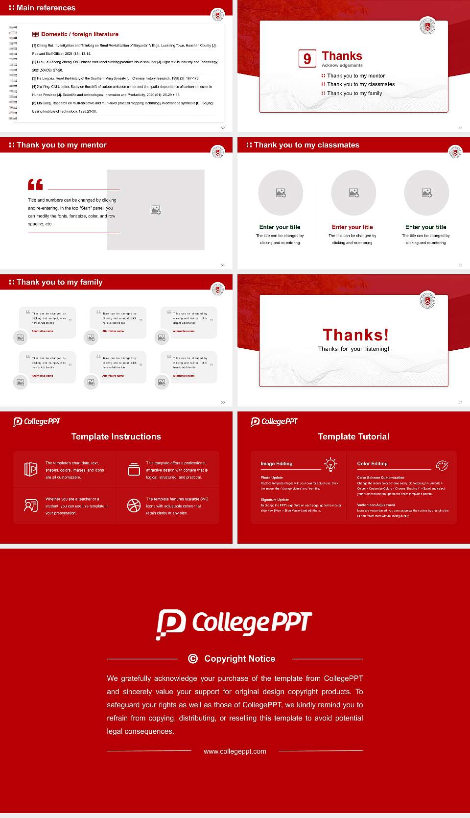 Sogang University Graduation Thesis Defense PPT Template16:9 ratio PPT effect preview image7