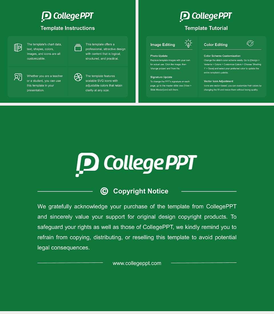 Christian College of Nursing Course/Courseware Creation PPT Template4:3 ratio PPT effect preview image5