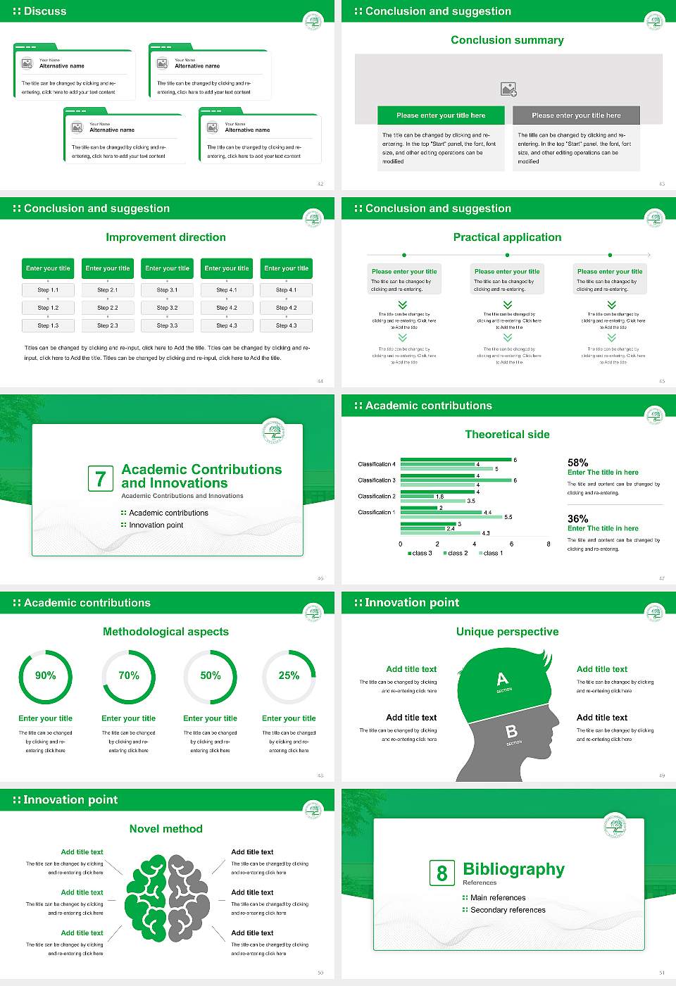 Gwangju National University of Education Graduation Thesis Defense PPT Template16:9 ratio PPT effect preview image6