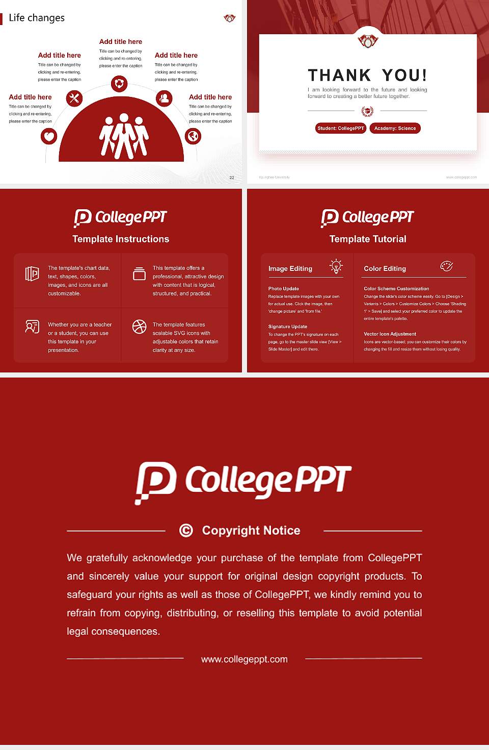 Kyunghee University National Scholarship Defense PPT Template4:3 ratio PPT effect preview image4