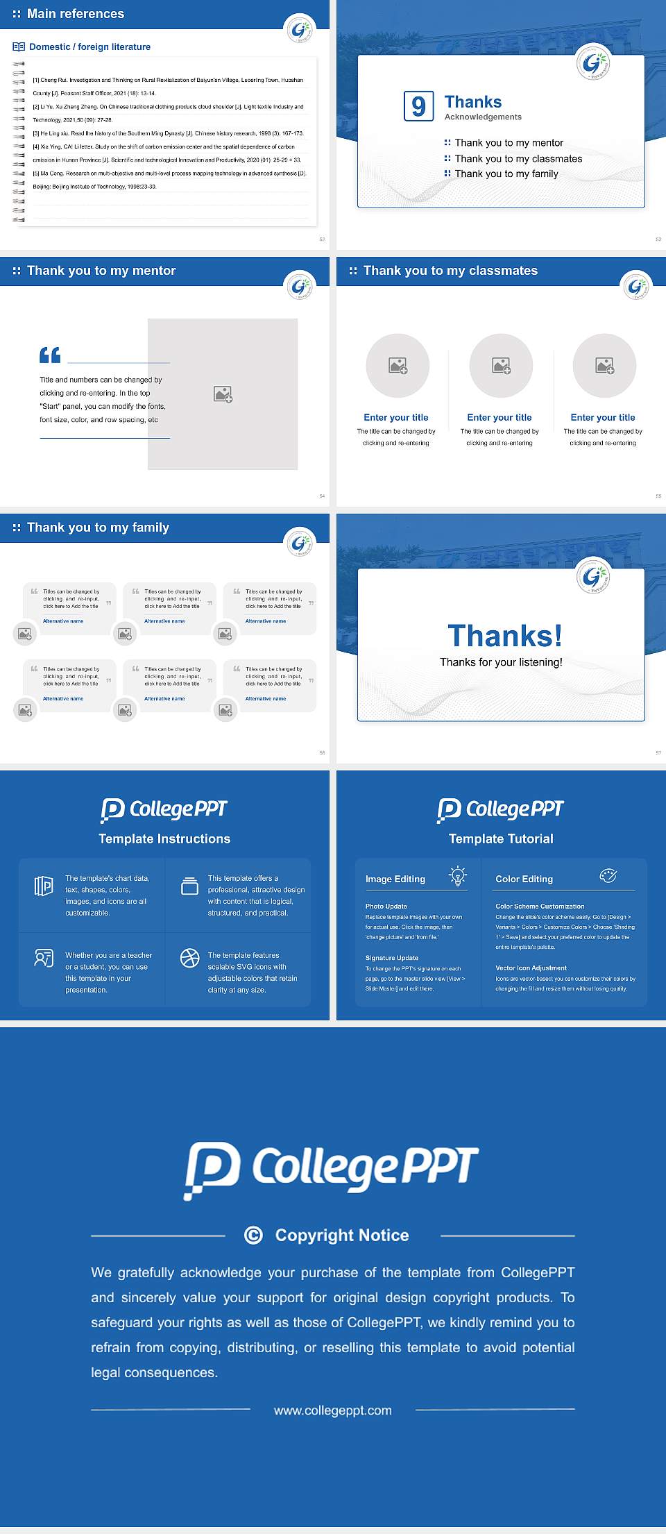 Gyeongnam Provincial Geochang College Graduation Thesis Defense PPT Template4:3 ratio PPT effect preview image7