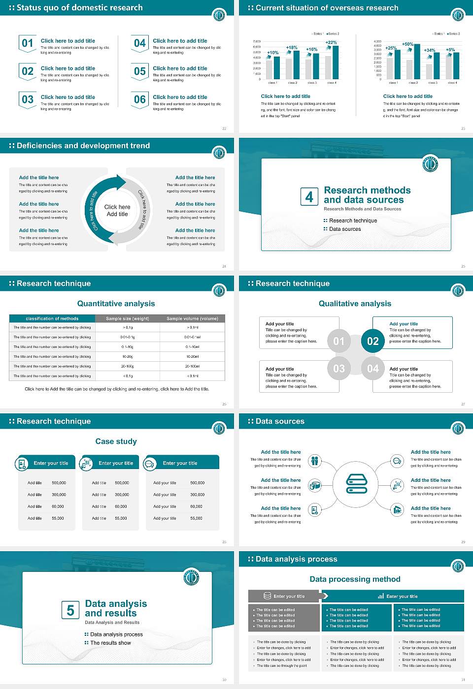 Hankuk University of Foreign Studies Graduation Thesis Defense PPT Template16:9 ratio PPT effect preview image4