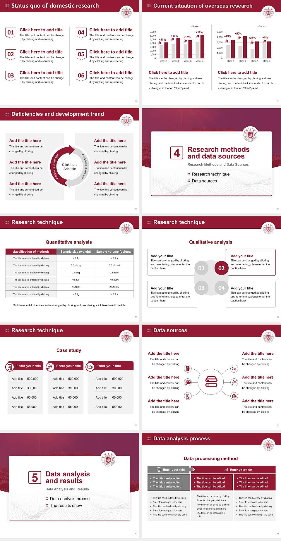 Mokwon University Graduation Thesis Defense PPT Template4:3 ratio PPT effect preview image4