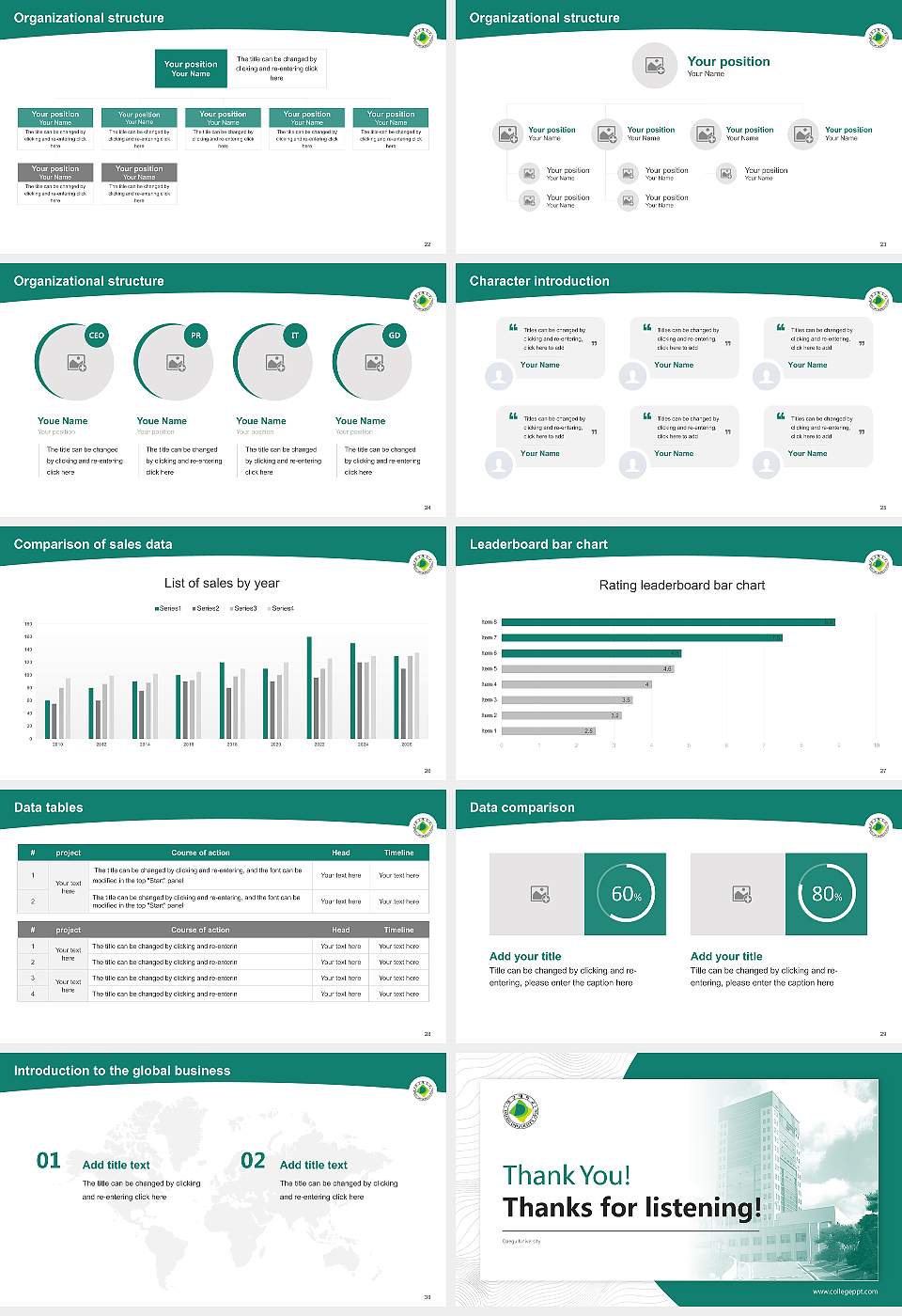 Daegu University Academic Presentation/Research Findings Report PPT Template16:9 ratio PPT effect preview image4