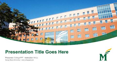 George Mason University Course/Courseware Creation PPT Template