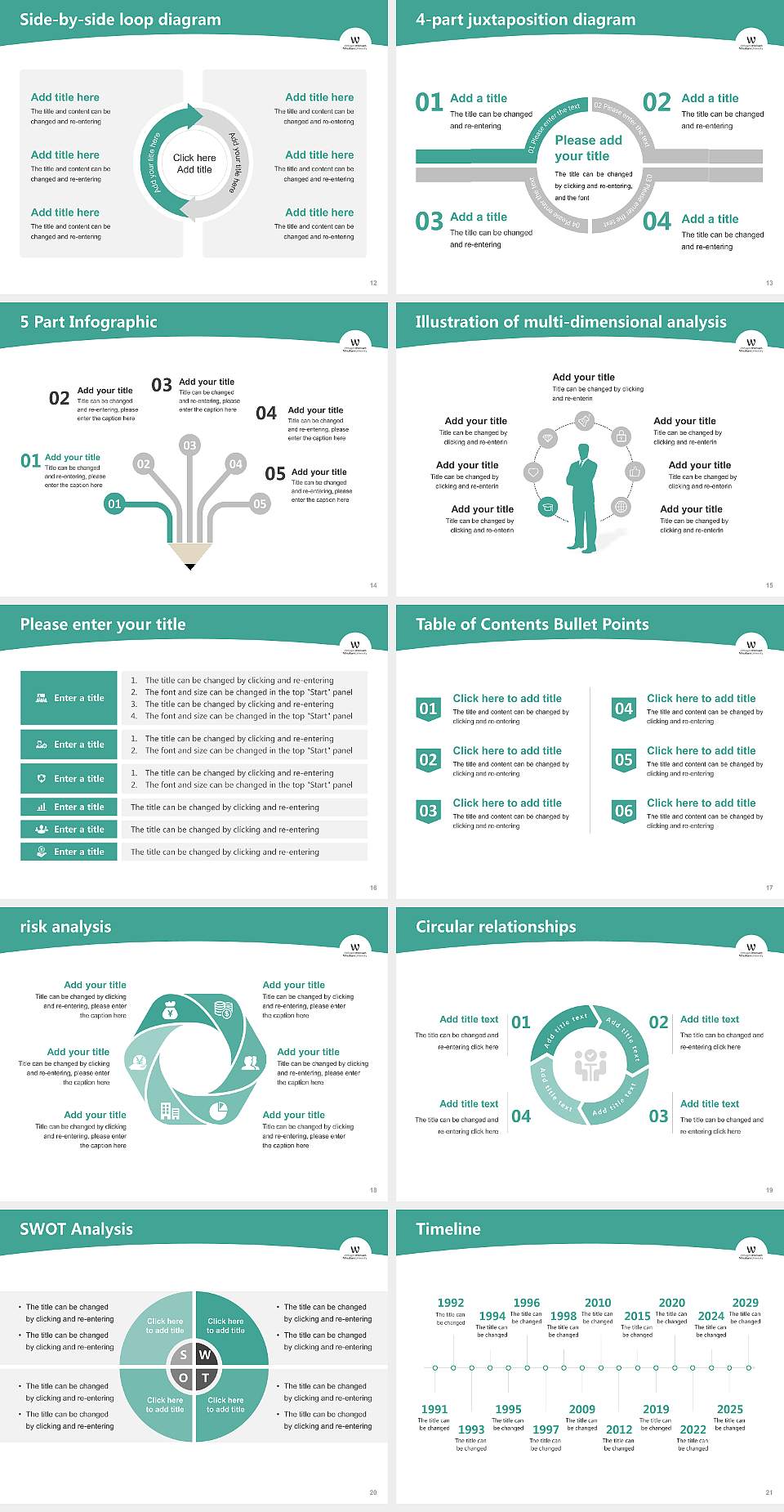 Wrexham Glynd?r University Academic Presentation/Research Findings Report PPT Template4:3 ratio PPT effect preview image3
