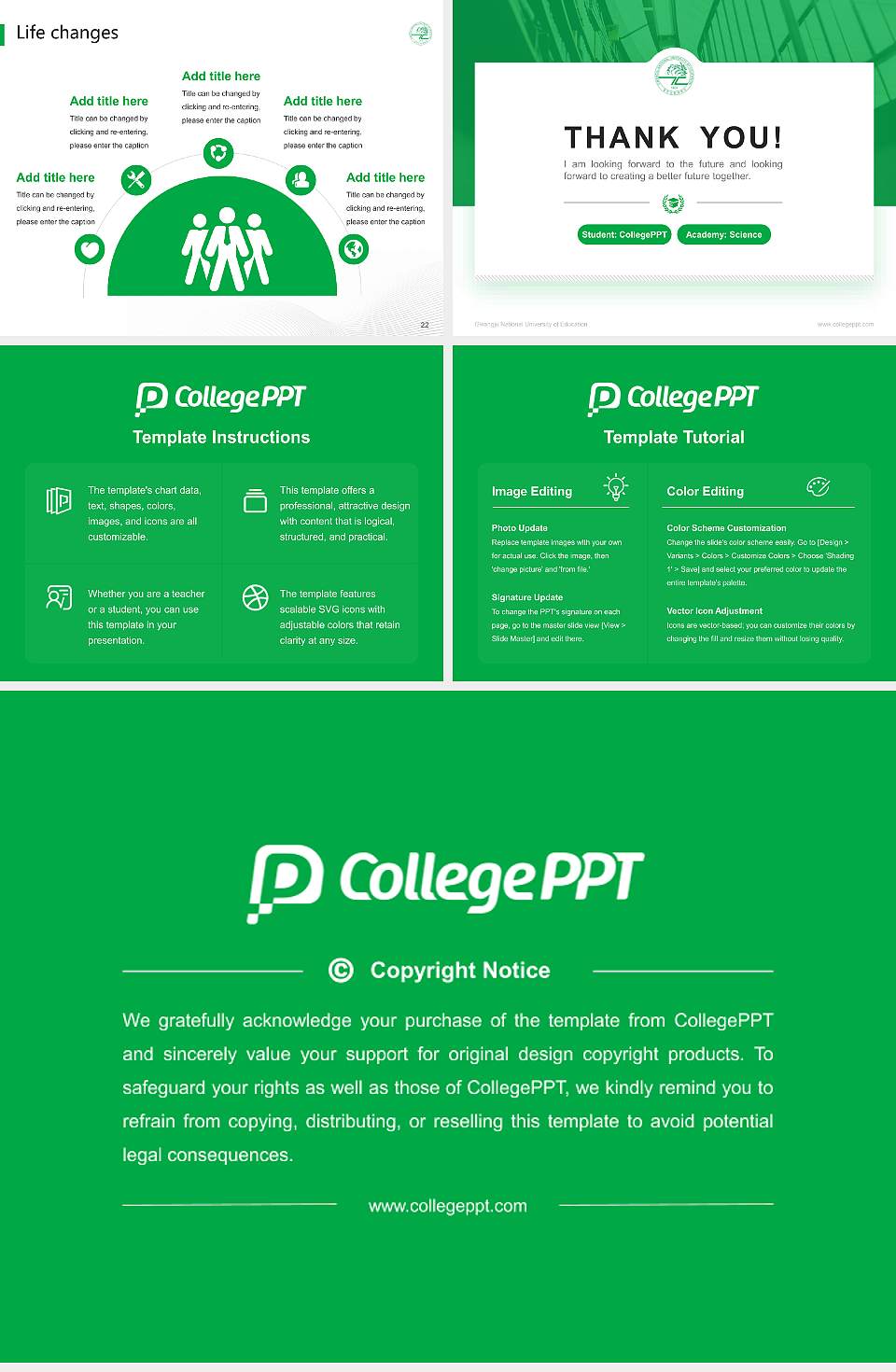 Gwangju National University of Education National Scholarship Defense PPT Template4:3 ratio PPT effect preview image4