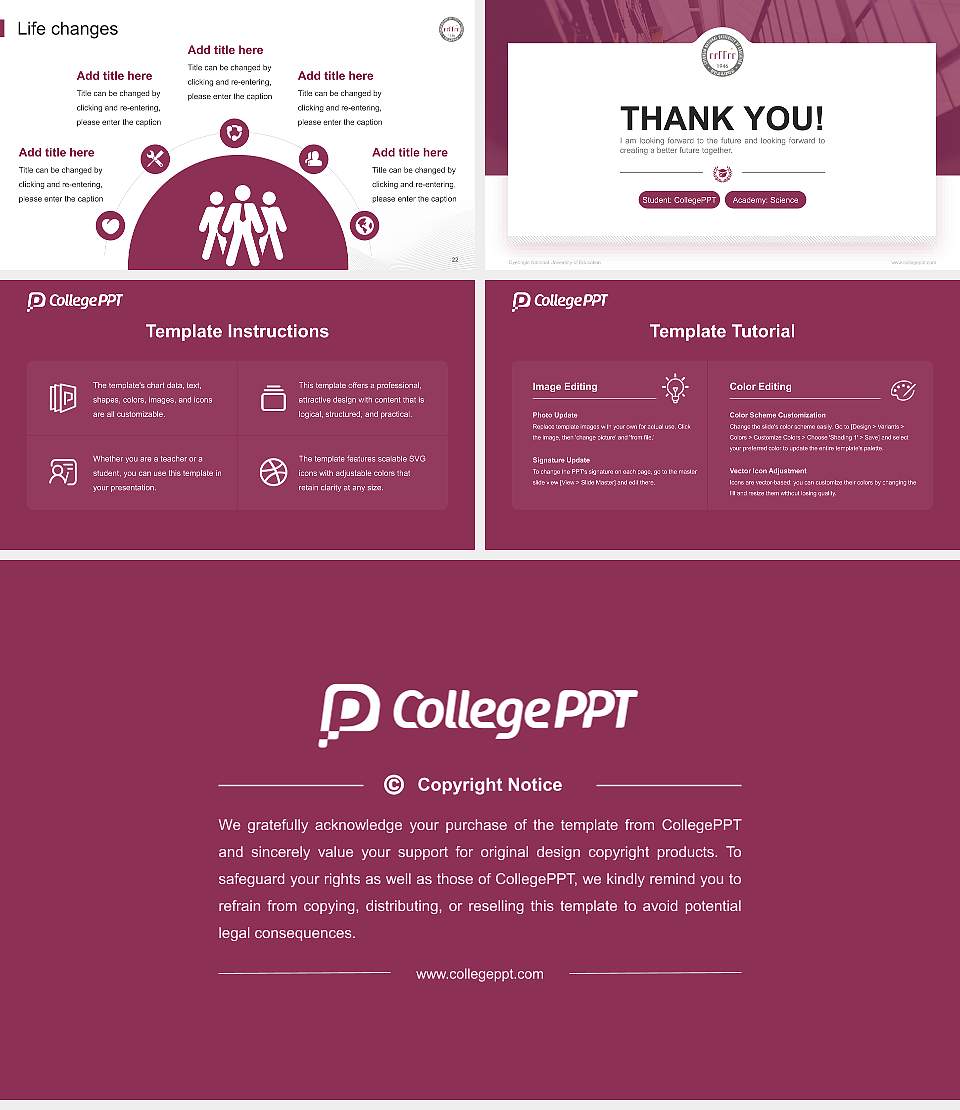 Gyeongin National University of Education National Scholarship Defense PPT Template16:9 ratio PPT effect preview image4