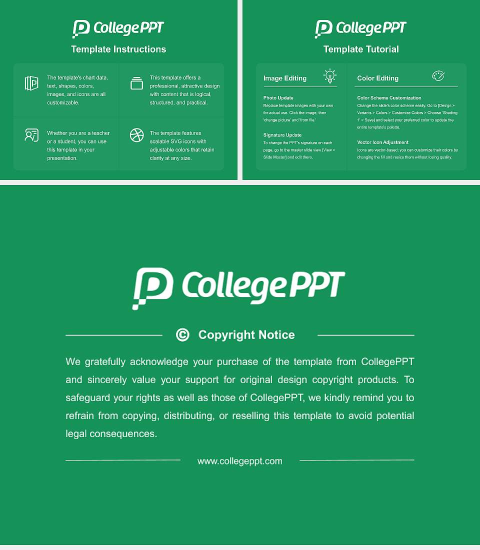 Gongju National University of Education Course/Courseware Creation PPT Template4:3 ratio PPT effect preview image5