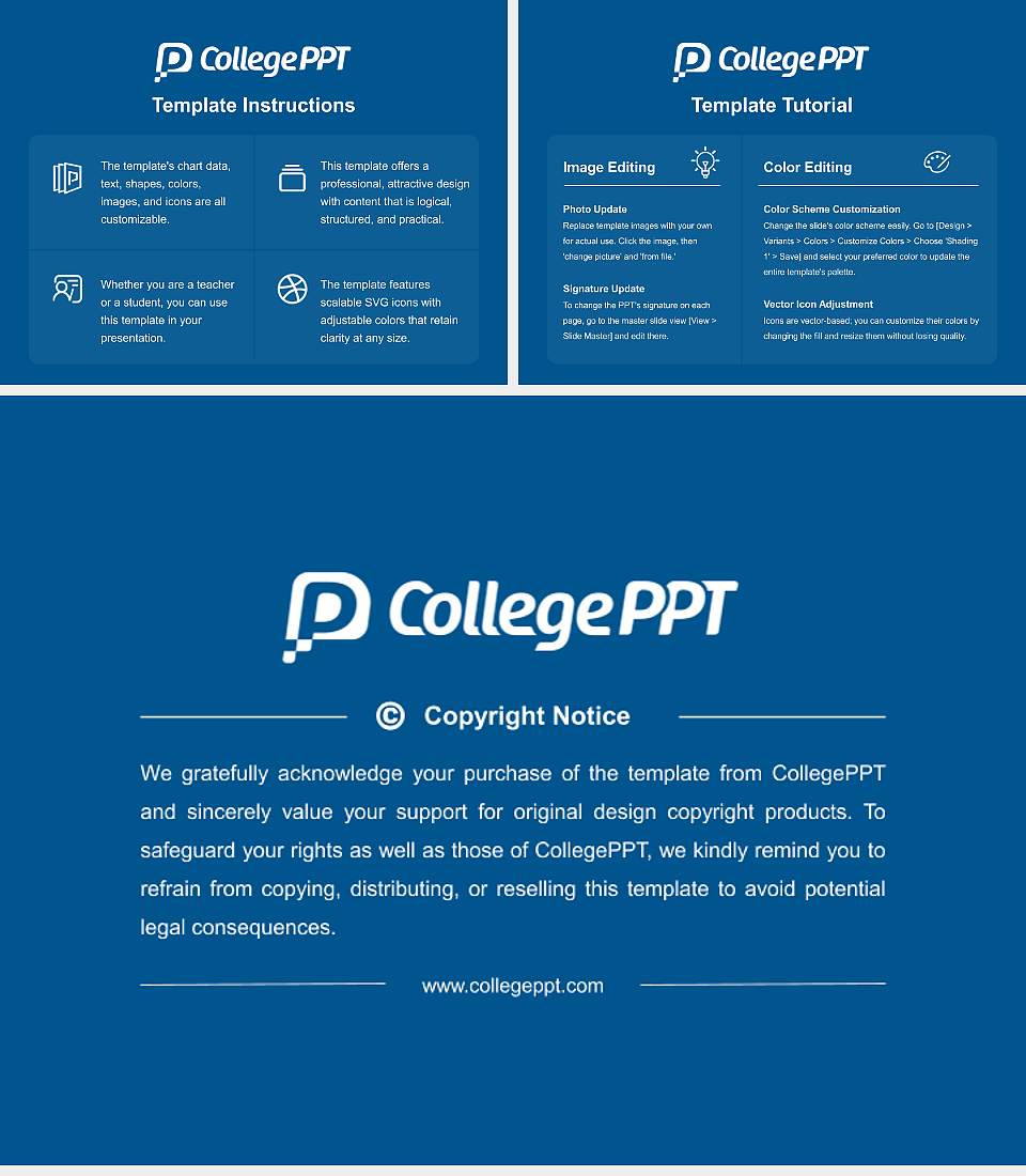 Information and Communications University Academic Presentation/Research Findings Report PPT Template4:3 ratio PPT effect preview image5