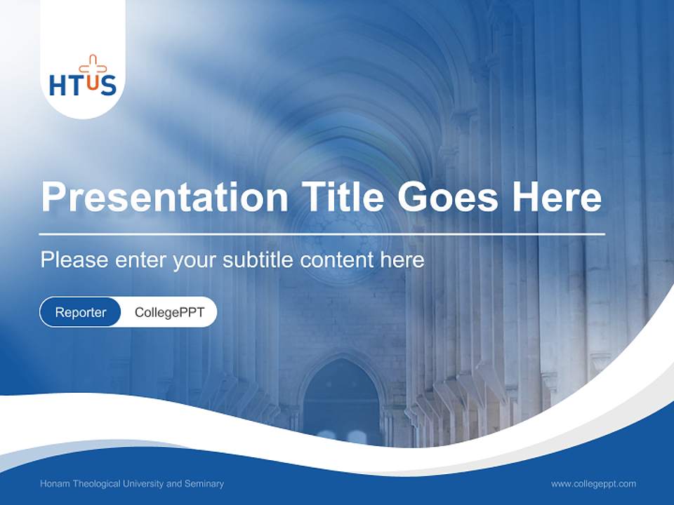 Honam Theological University and Seminary Lecture Sharing and Networking Event PPT Template4:3 ratio PPT effect preview image4