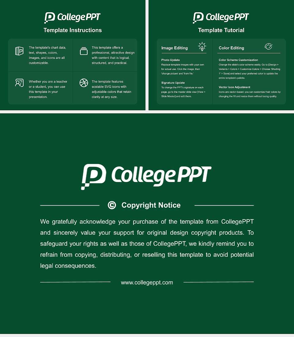 Gwangju University Course/Courseware Creation PPT Template4:3 ratio PPT effect preview image5