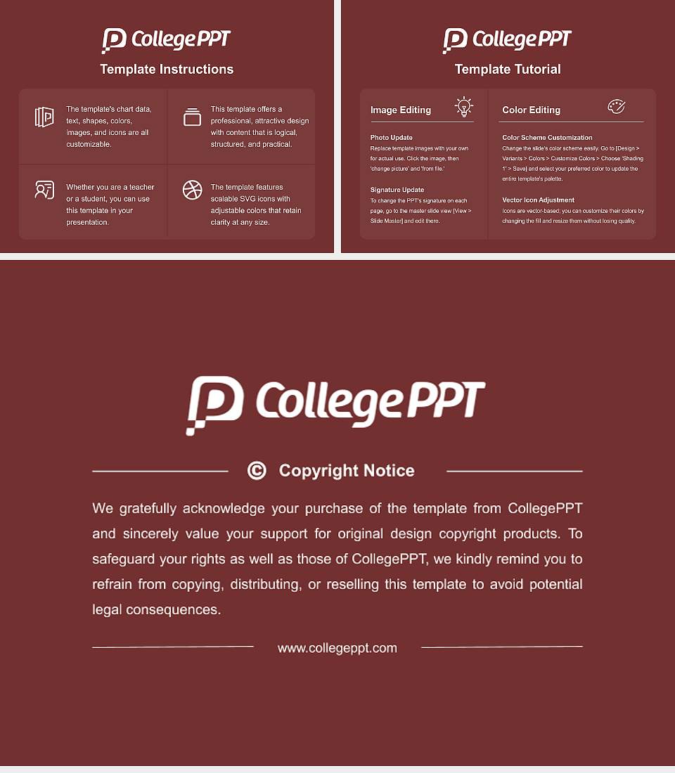 Trinity Universit Academic Presentation/Research Findings Report PPT Template4:3 ratio PPT effect preview image5