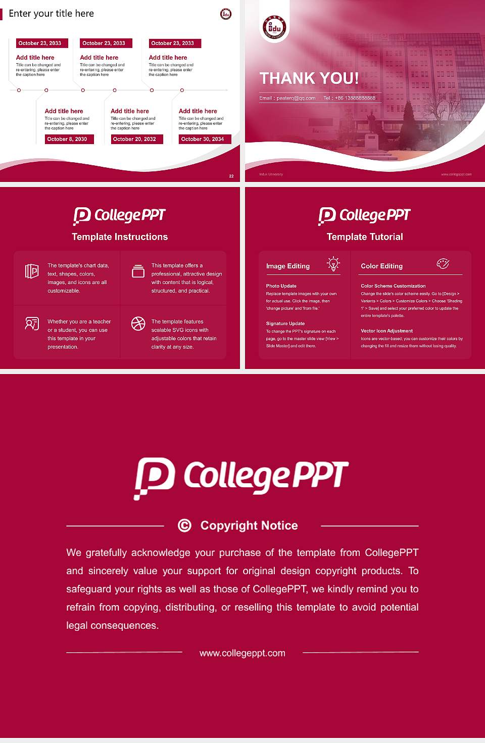 Induk University Lecture Sharing and Networking Event PPT Template4:3 ratio PPT effect preview image4