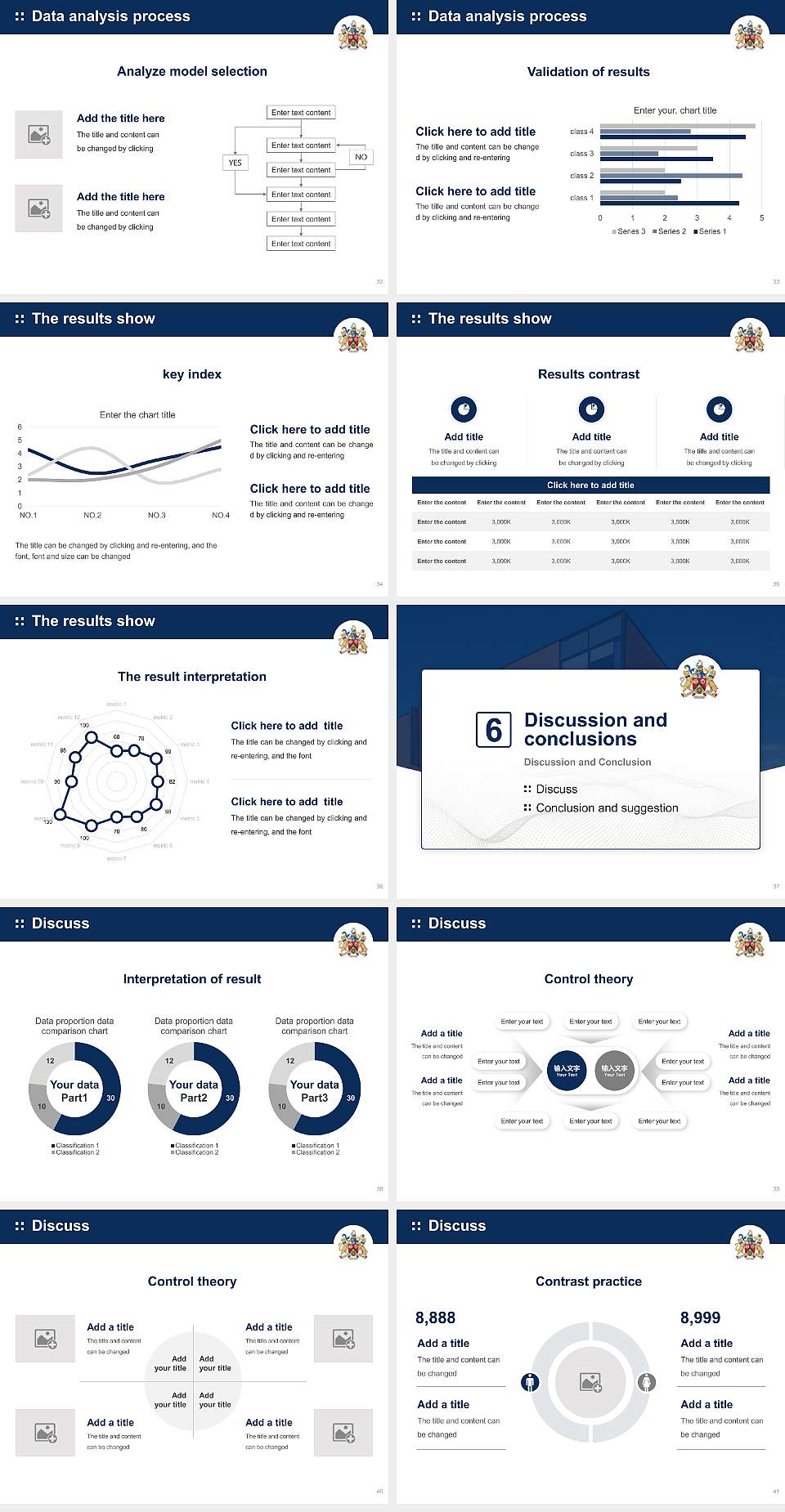 University College Birmingham Graduation Thesis Defense PPT Template4:3 ratio PPT effect preview image5