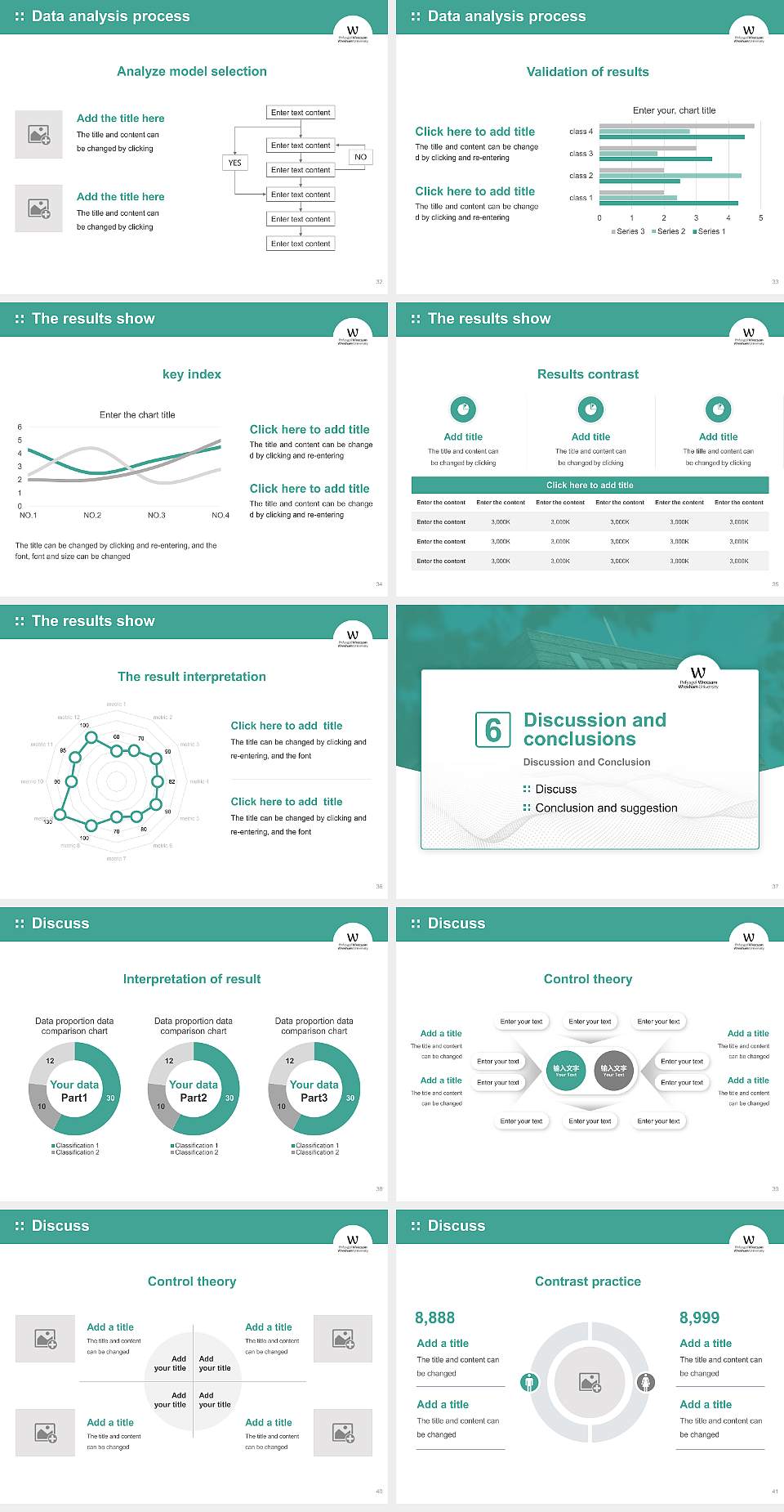 Wrexham Glynd?r University Graduation Thesis Defense PPT Template4:3 ratio PPT effect preview image5