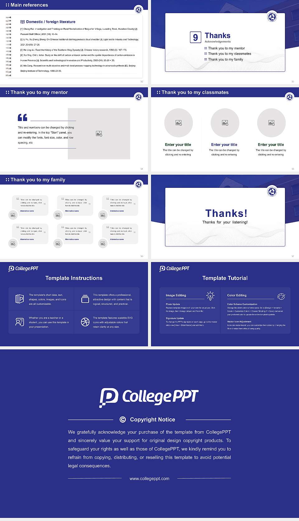 Mokpo Catholic University Graduation Thesis Defense PPT Template16:9 ratio PPT effect preview image7