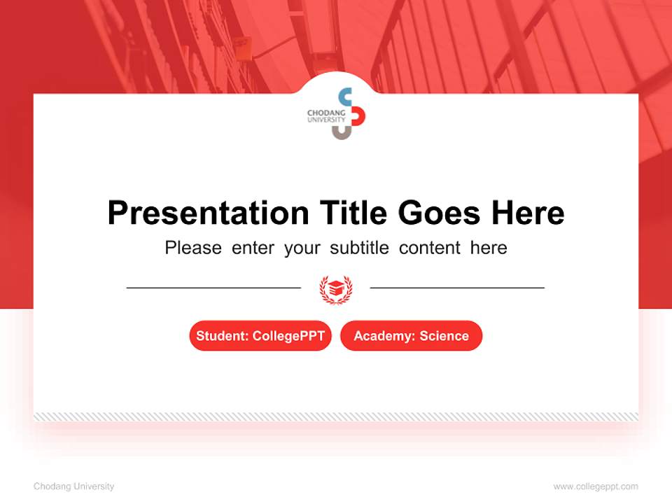 Chodang University National Scholarship Defense PPT Template4:3 ratio PPT effect preview image4