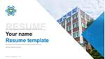 Gwangju Health University Resume PPT Template