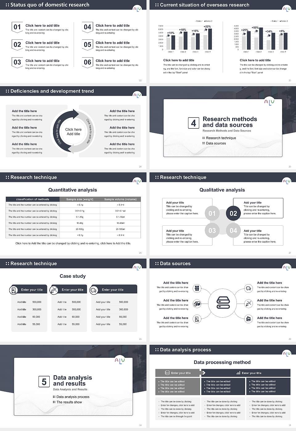 Asia LIFE University Graduation Thesis Defense PPT Template16:9 ratio PPT effect preview image4