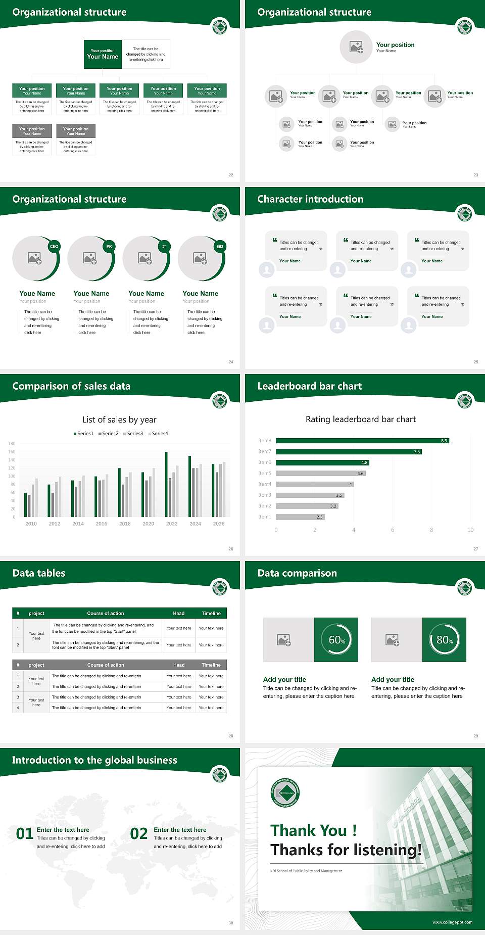 KDI School of Public Policy and Management Academic Presentation/Research Findings Report PPT Template4:3 ratio PPT effect preview image4