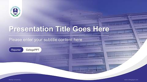 Hanlyo University Lecture Sharing and Networking Event PPT Template