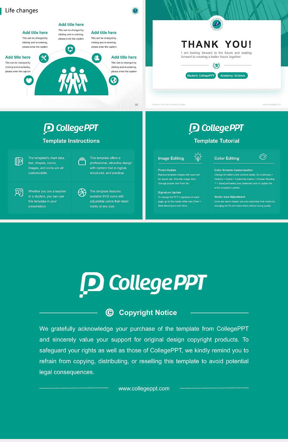 Doowon Technical University College National Scholarship Defense PPT Template4:3 ratio PPT effect preview image4