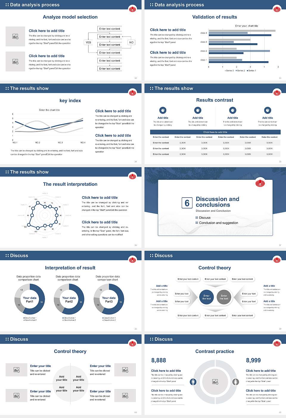 Iryo Sosei University Graduation Thesis Defense PPT Template16:9 ratio PPT effect preview image5