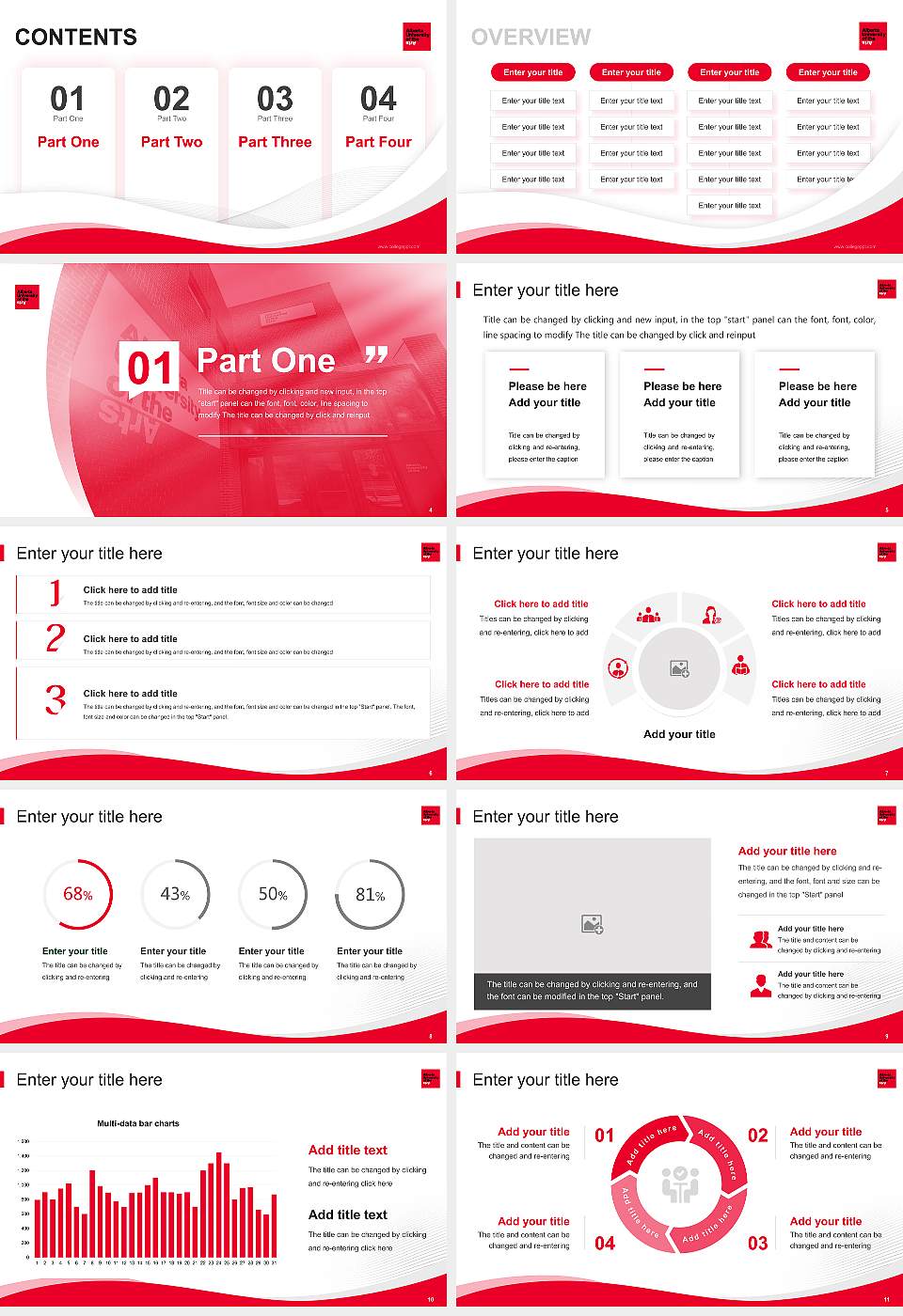Alberta University of the Arts Lecture Sharing and Networking Event PPT Template16:9 ratio PPT effect preview image2