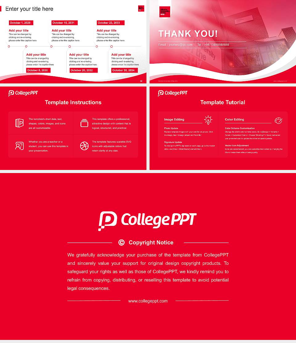 Alberta University of the Arts Lecture Sharing and Networking Event PPT Template16:9 ratio PPT effect preview image4