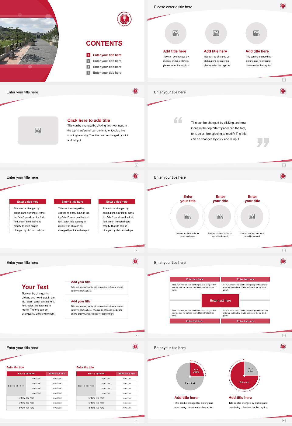 Fukuoka Women’s University Course/Courseware Creation PPT Template16:9 ratio PPT effect preview image2