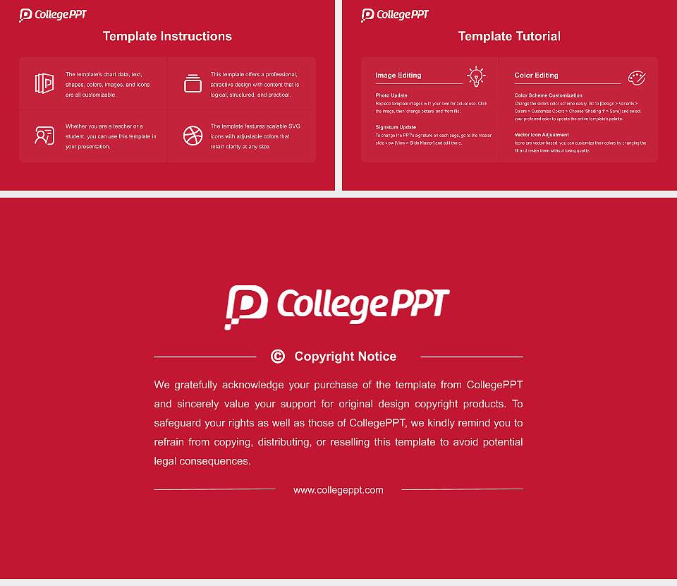 Fukuoka Women’s University Course/Courseware Creation PPT Template16:9 ratio PPT effect preview image5