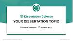 Fukui Health Science University Graduation Thesis Defense PPT Template