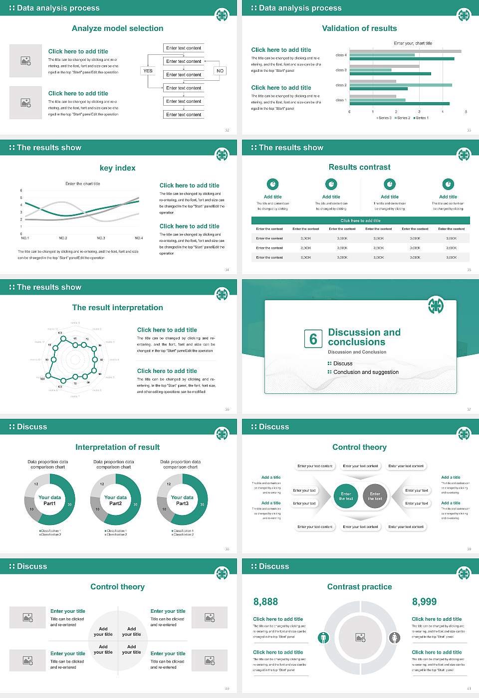 Fukui Health Science University Graduation Thesis Defense PPT Template16:9 ratio PPT effect preview image5