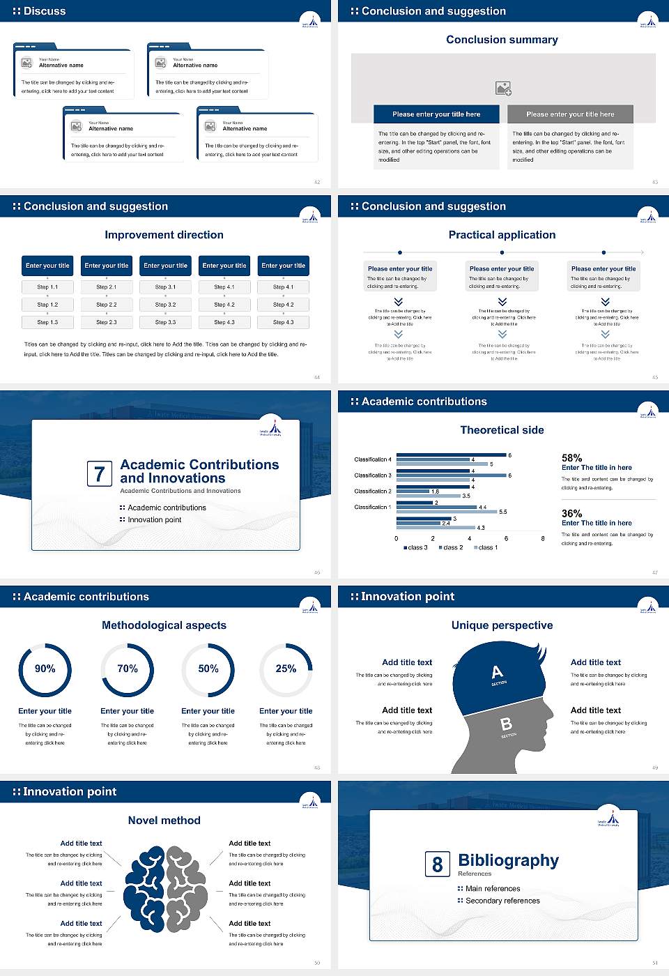 Iwate Medical University Graduation Thesis Defense PPT Template16:9 ratio PPT effect preview image6