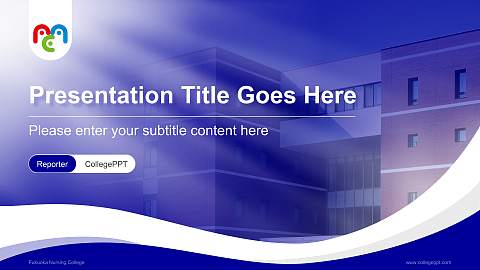 Fukuoka Nursing College Lecture Sharing and Networking Event PPT Template