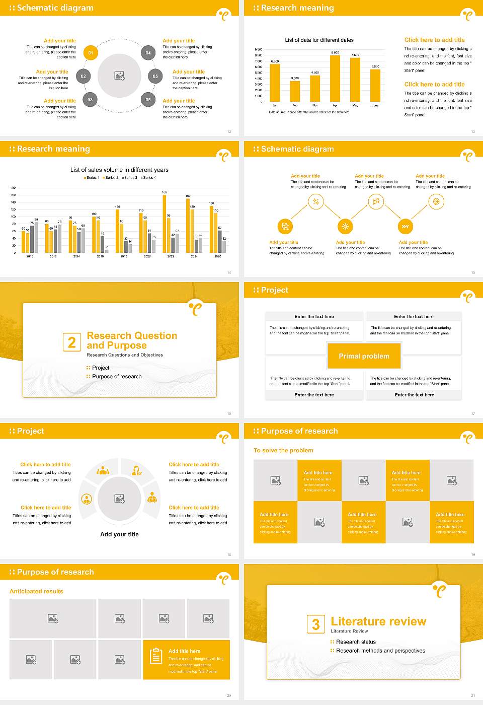 Ehime University Graduation Thesis Defense PPT Template16:9 ratio PPT effect preview image3