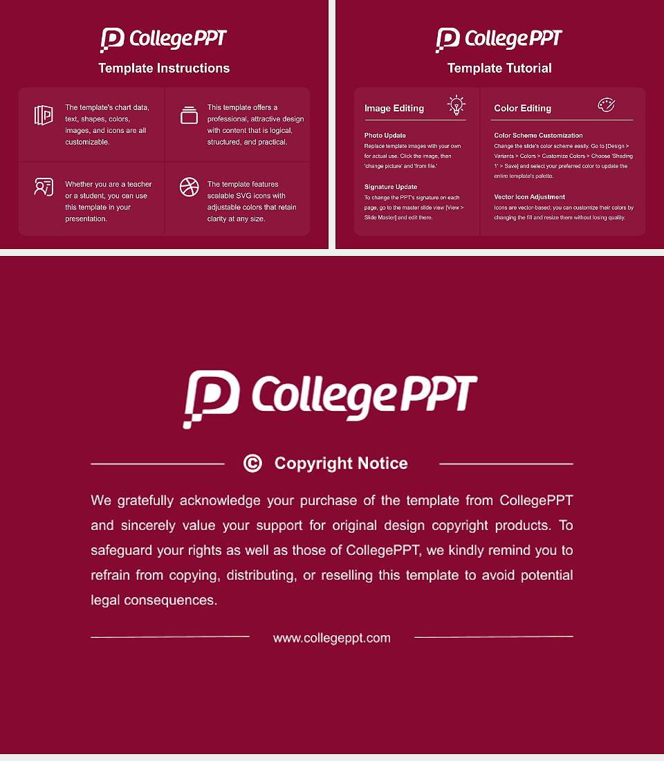 MacEwan University Academic Presentation/Research Findings Report PPT Template4:3 ratio PPT effect preview image5