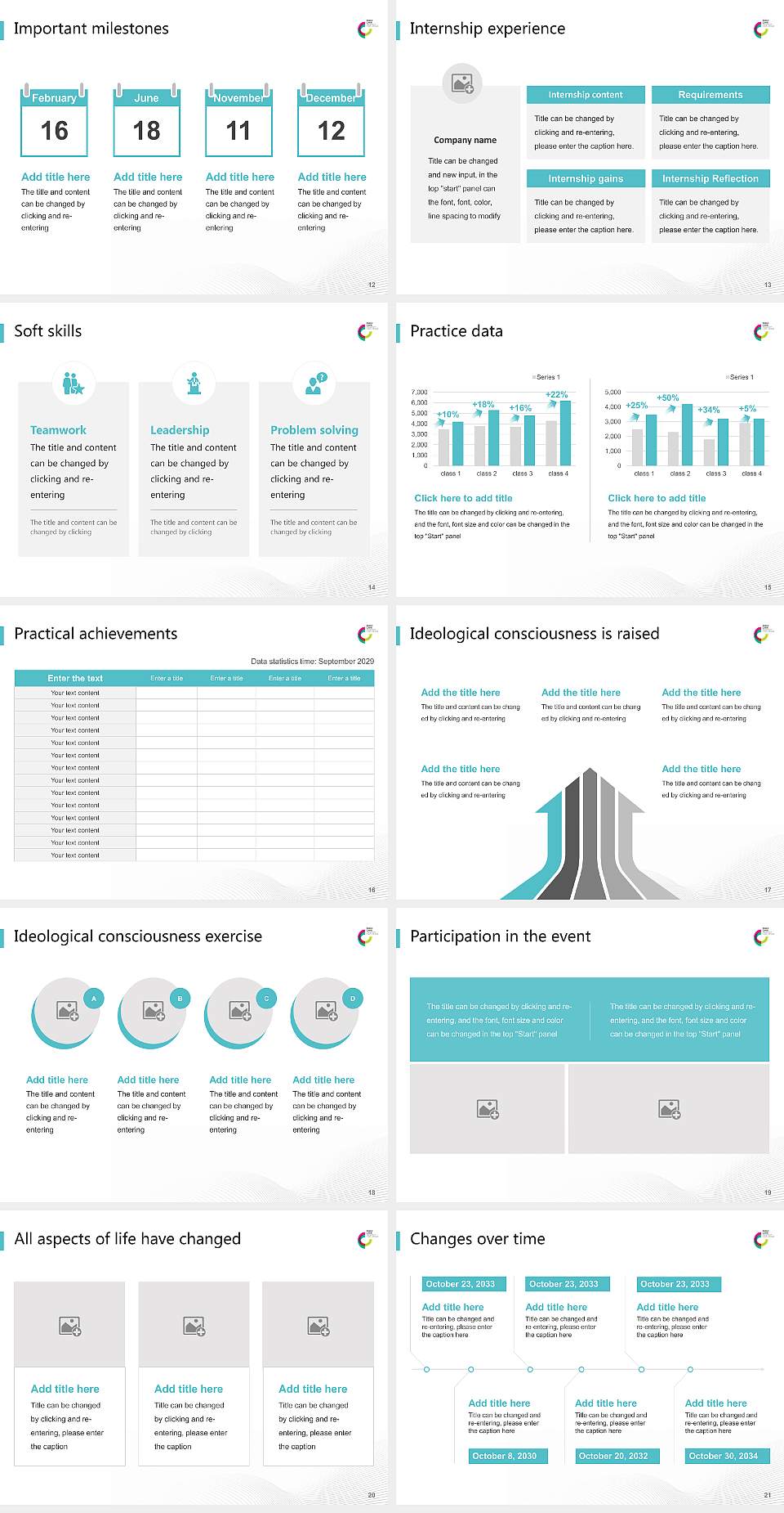 Emily Carr University of Art and Design National Scholarship Defense PPT Template4:3 ratio PPT effect preview image3