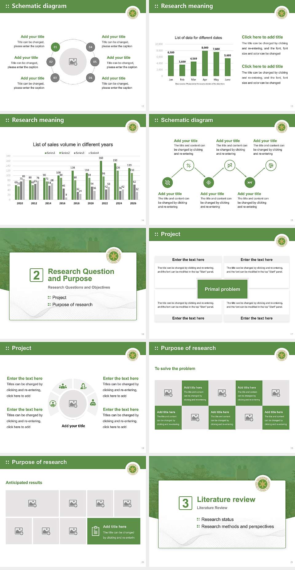 Aomori Chuo Gakuin University Graduation Thesis Defense PPT Template4:3 ratio PPT effect preview image3