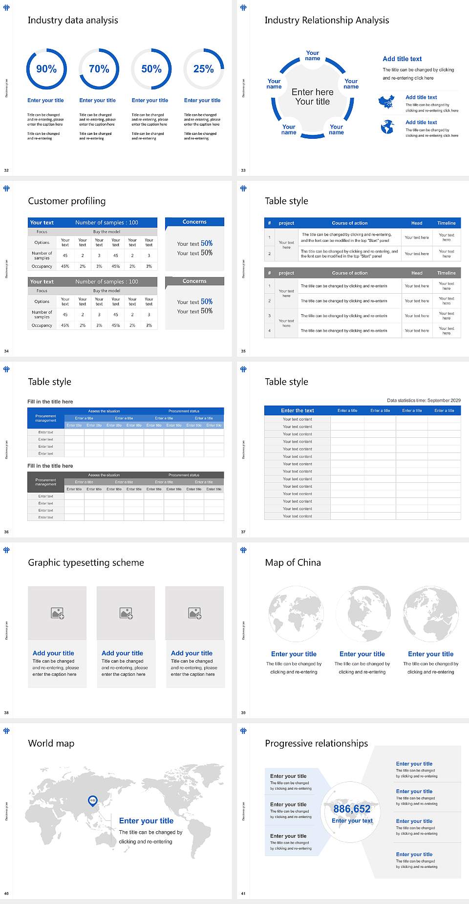 Fukuoka Prefectural University Competition/Entrepreneurship Contest PPT Template4:3 ratio PPT effect preview image5