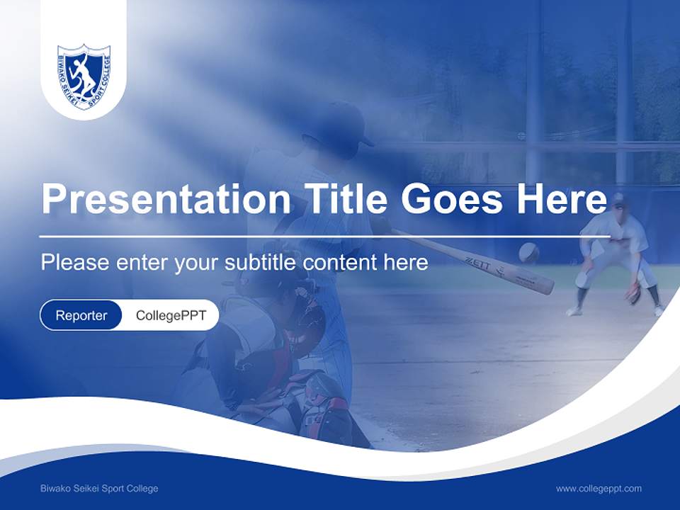 Biwako Seikei Sport College Lecture Sharing and Networking Event PPT Template4:3 ratio PPT effect preview image4